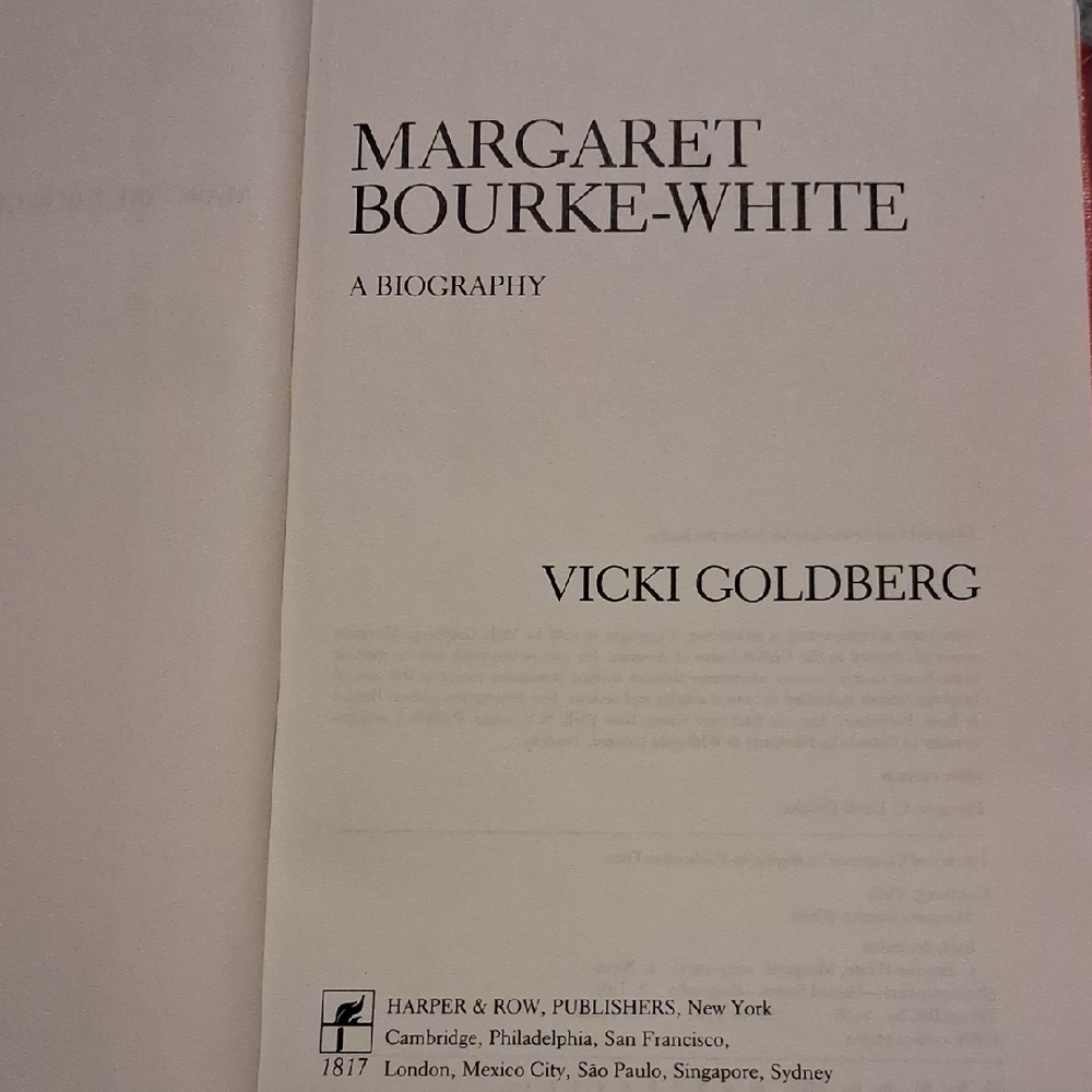Margaret Bourke-White Biography Book